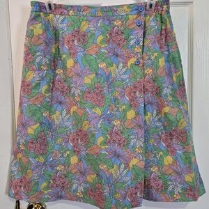 Floral Multicolor Women's Skirt